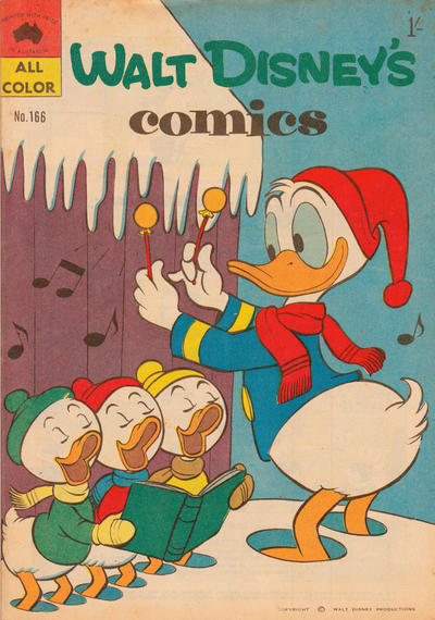 Cover for Walt Disney's Comics (W. G. Publications; Wogan Publications, 1946 series) #166