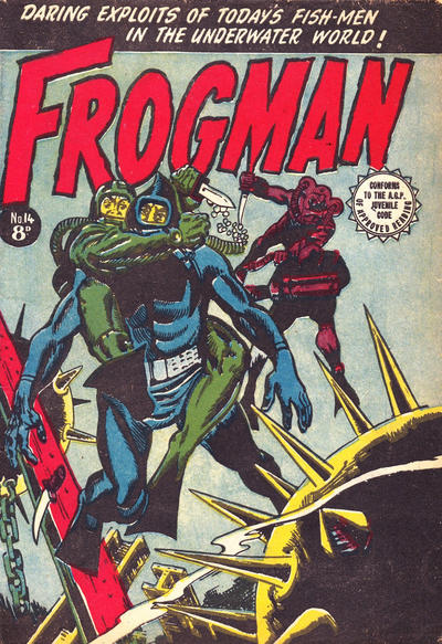 Cover for Frogman (Horwitz, 1953 ? series) #14