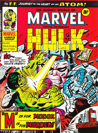 Cover for The Mighty World of Marvel (Marvel UK, 1972 series) #169