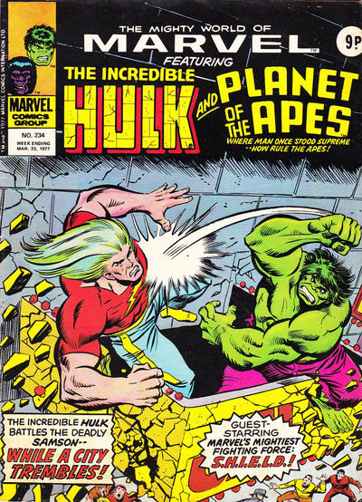 Cover for The Mighty World of Marvel (Marvel UK, 1972 series) #234