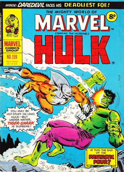 Cover for The Mighty World of Marvel (Marvel UK, 1972 series) #159