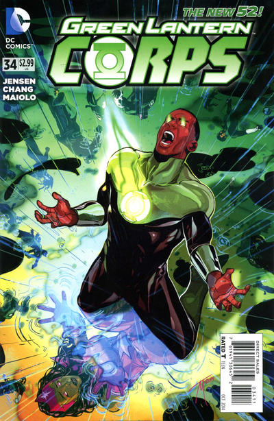 Cover for Green Lantern Corps (DC, 2011 series) #34
