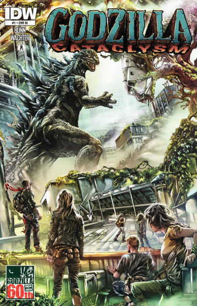 Cover for Godzilla: Cataclysm (IDW, 2014 series) #1 [Cover C Incentive Mehdi Cheggour Variant Cover]