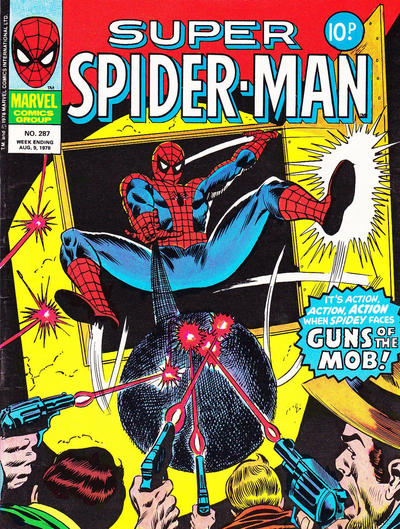 Cover for Super Spider-Man (Marvel UK, 1976 series) #287