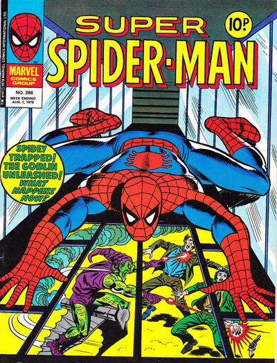 Cover for Super Spider-Man (Marvel UK, 1976 series) #286