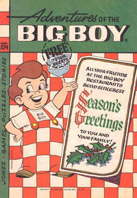 Cover Thumbnail for Adventures of the Big Boy (Webs Adventure Corporation, 1957 series) #224