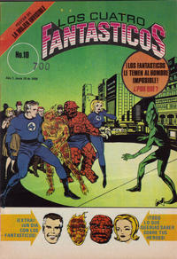 Cover Thumbnail for Los Cuatro Fantásticos (Novedades, 1980 series) #10