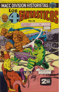 Cover Thumbnail for Los 4 Fantasticos (Editorial OEPISA, 1974 series) #18