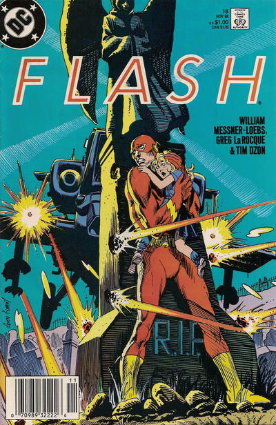 Cover for Flash (DC, 1987 series) #18 [Newsstand]