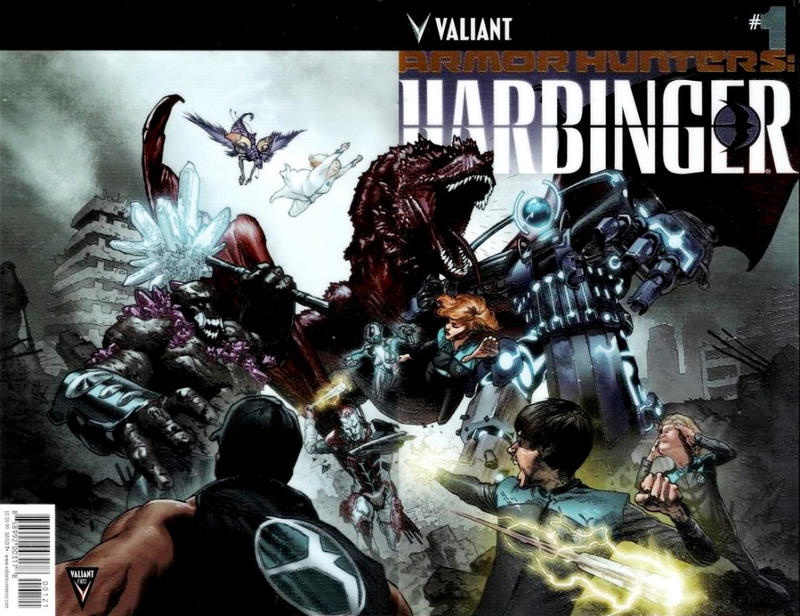 Cover for Armor Hunters: Harbinger (Valiant Entertainment, 2014 series) #1 [Cover B - Chromium Cover]