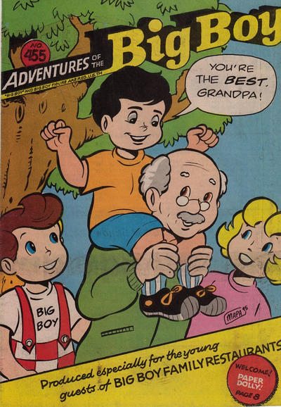Cover for Adventures of the Big Boy (Webs Adventure Corporation, 1957 series) #455