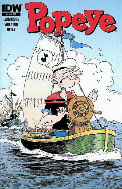 Cover for Popeye (IDW, 2012 series) #2 [Cover RI]