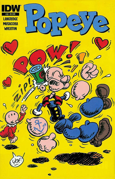 Cover for Popeye (IDW, 2012 series) #10 [Retailer Incentive Variant Cover]