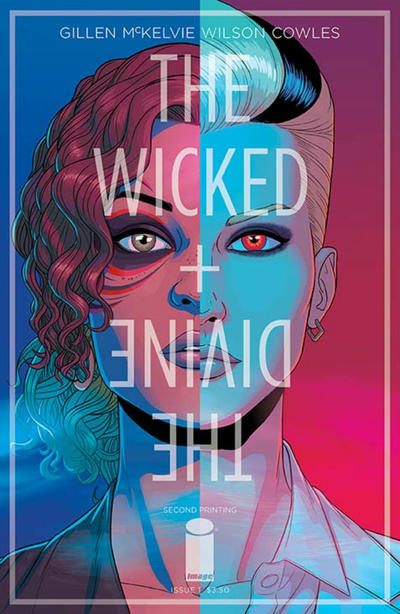 Cover for The Wicked + The Divine (Image, 2014 series) #1 [2nd Printing]