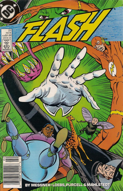 Cover for Flash (DC, 1987 series) #23 [Newsstand]