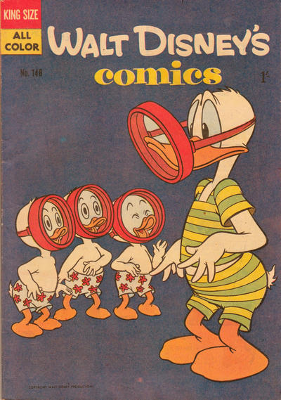 Cover for Walt Disney's Comics (W. G. Publications; Wogan Publications, 1946 series) #148