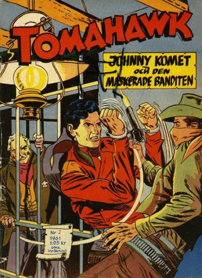 Cover for Tomahawk (Centerförlaget, 1951 series) #2/1961