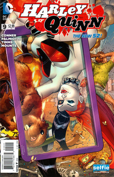 Cover for Harley Quinn (DC, 2014 series) #9 [Selfie Cover]