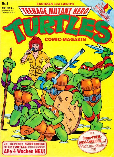 Cover for Teenage Mutant Hero Turtles (Condor, 1990 series) #2