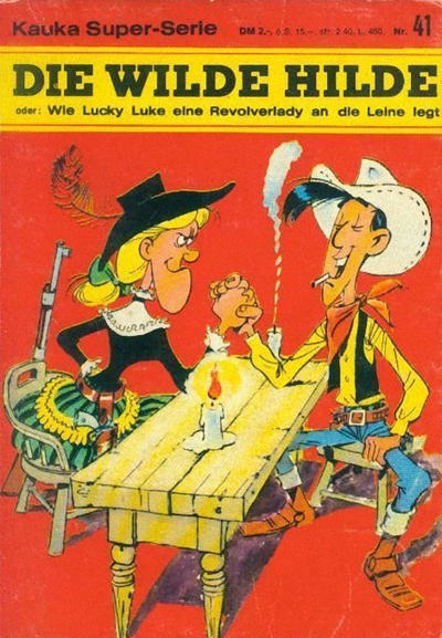 Cover for Kauka Super Serie (Gevacur, 1970 series) #41 - Lucky Luke - Die wilde Hilde