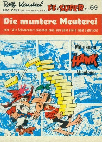 Cover for Kauka Super Serie (Gevacur, 1970 series) #69 - Schwarzbart - Die muntere Meuterei