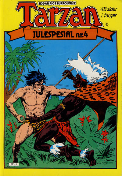 Cover for Tarzan album (Atlantic Forlag, 1977 series) #4/1984 - Tarzans julespesial