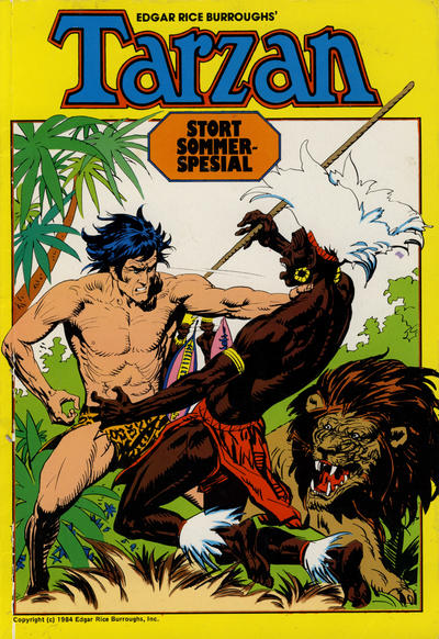 Cover for Tarzan album (Atlantic Forlag, 1977 series) #[3] 1984 - Tarzan sommerspesial