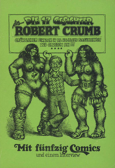 Cover for Die 17 Gesichter des Robert Crumb (Zweitausendeins, 1975 series) [2. Auflage - Grün]