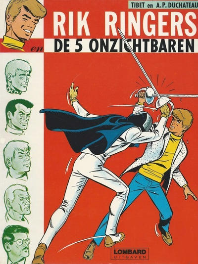 Cover for Rik Ringers (Le Lombard, 1963 series) #10 - De 5 onzichtbaren