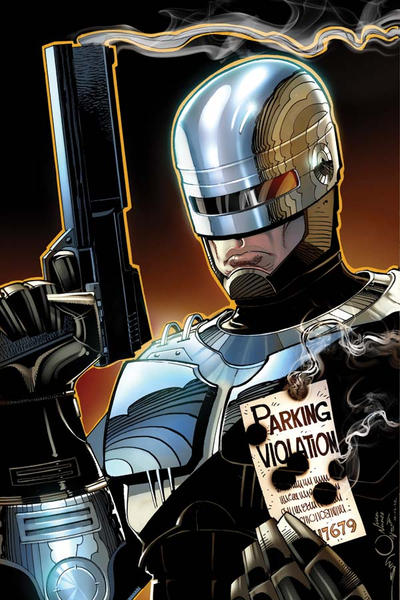 Cover for Terminator / RoboCop: Kill Human (Dynamite Entertainment, 2011 series) #1 [Walt Simonson Dynamic Forces Virgin Cover]