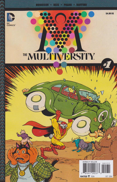 Cover for The Multiversity (DC, 2014 series) #1 [Chris Burnham Homage Cover]