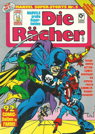 Cover for Marvel Super-Storys (Condor, 1987 ? series) #5 - Die Rächer