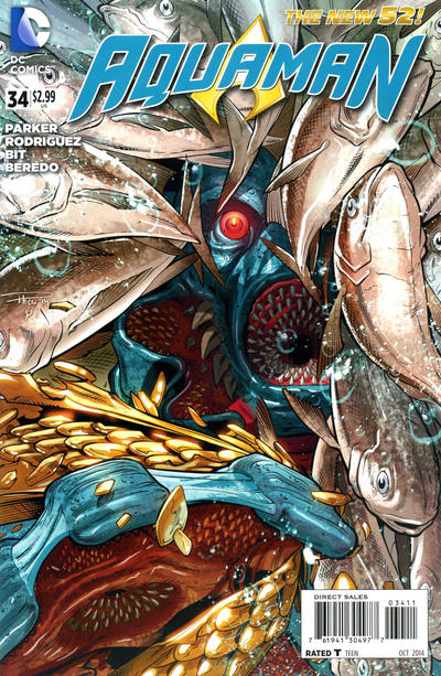 Cover for Aquaman (DC, 2011 series) #34 [Direct Sales]