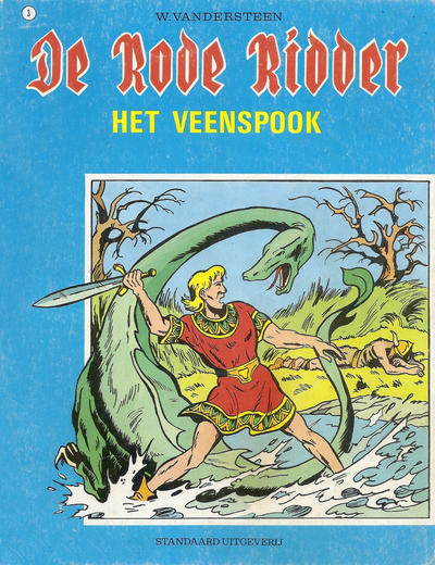 Cover for De Rode Ridder (Standaard Uitgeverij, 1959 series) #3 [zwartwit] - Het veenspook [Herdruk 1972]