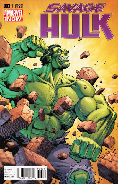Cover for Savage Hulk (Marvel, 2014 series) #3 [Incentive Jim Starlin Variant Cover]