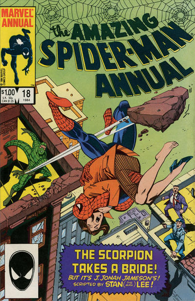 Cover for The Amazing Spider-Man Annual (Marvel, 1964 series) #18 [Direct]