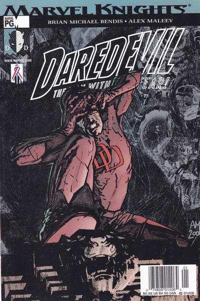Cover for Daredevil (Marvel, 1998 series) #27 (407) [Newsstand]
