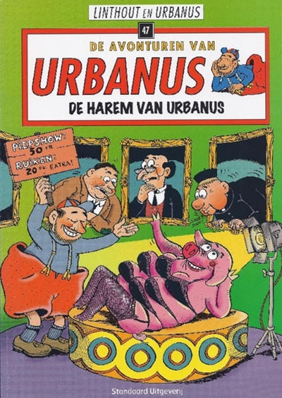 Cover for De avonturen van Urbanus (Standaard Uitgeverij, 1996 series) #47 - De harem van Urbanus [Herdruk 2006]