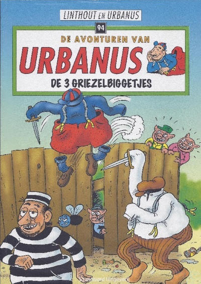 Cover for De avonturen van Urbanus (Standaard Uitgeverij, 1996 series) #94 - De 3 griezelbiggetjes
