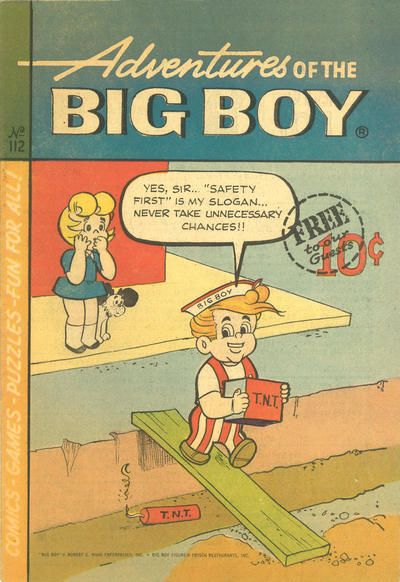 Cover for Adventures of the Big Boy (Webs Adventure Corporation, 1957 series) #112 [East]