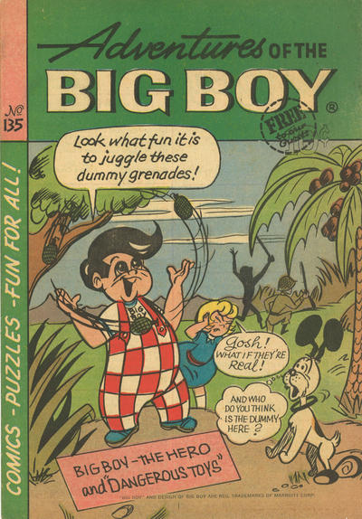 Cover for Adventures of the Big Boy (Webs Adventure Corporation, 1957 series) #135 [West]