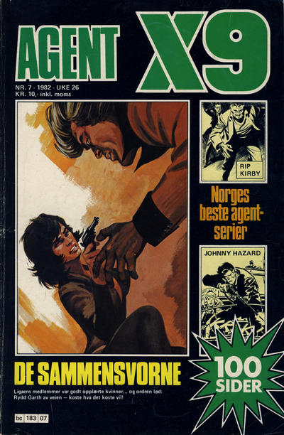 Cover for Agent X9 (Semic, 1976 series) #7/1982