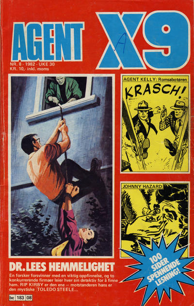 Cover for Agent X9 (Semic, 1976 series) #8/1982