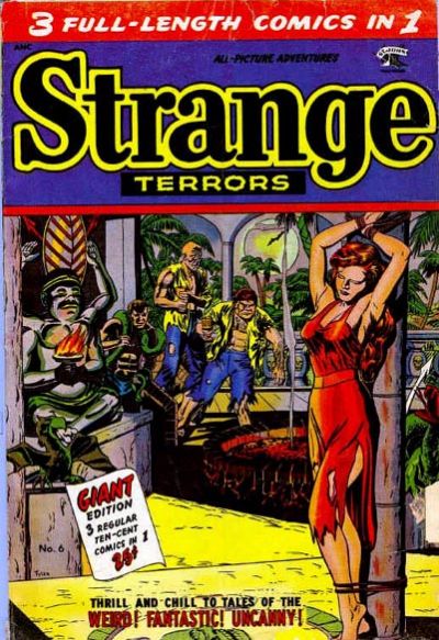 Cover for Strange Terrors (St. John, 1952 series) #6