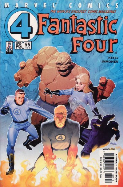 Cover for Fantastic Four (Marvel, 1998 series) #55 (484) [Direct Edition]