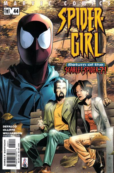 Cover for Spider-Girl (Marvel, 1998 series) #44 [Direct]