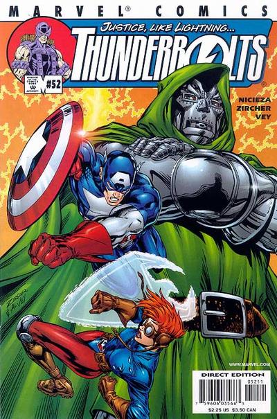 Cover for Thunderbolts (Marvel, 1997 series) #52