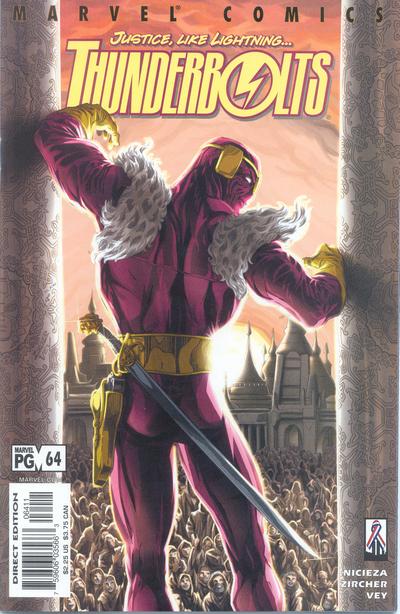 Cover for Thunderbolts (Marvel, 1997 series) #64