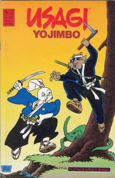Cover for Usagi Yojimbo (Fantagraphics, 1987 series) #12