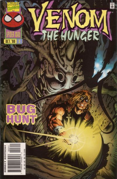 Cover for Venom: The Hunger (Marvel, 1996 series) #3 [Direct Edition]